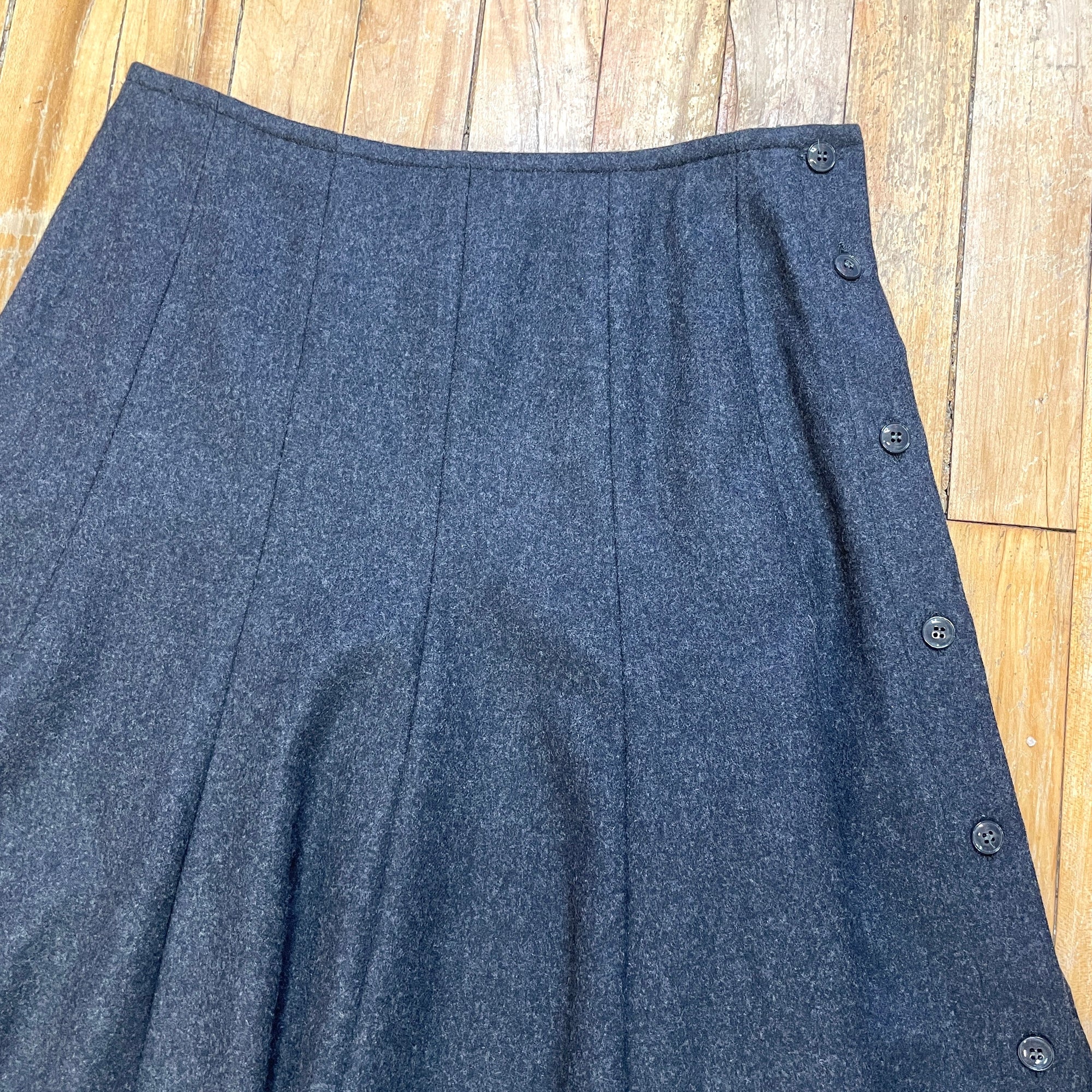 Kenzo Paris Vintage Designer Wool Skirt Tops Public Butter 