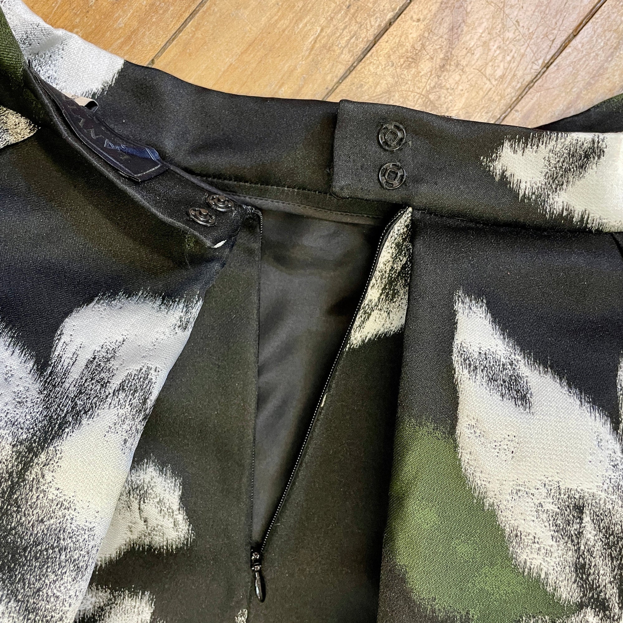 @Lanvin Vintage Designer Moody Floral Skirt Size Tops Public Butter 