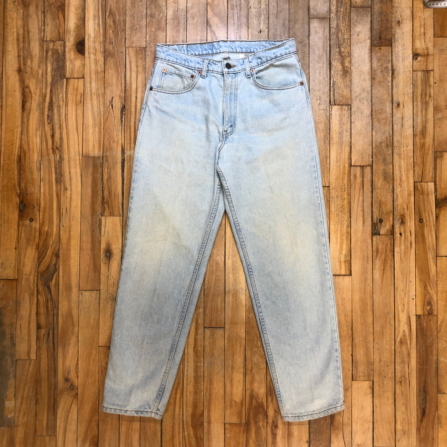 Levi's Red Tab Relaxed Fit Light Wash Vintage Denim Jeans Waist 30