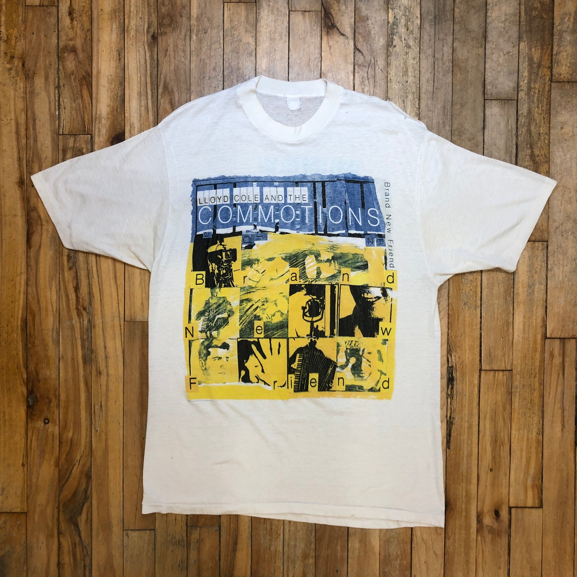 Lloyd Cole And The Commotions 1986 Tour Single Stitch T-Shirt Size XL T-Shirts Public Butter 