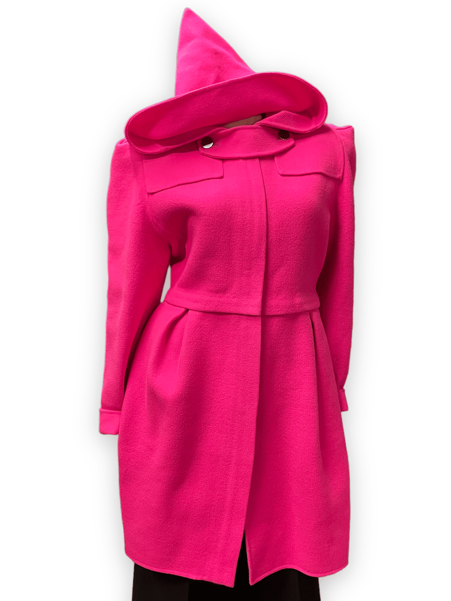 Marc by Marc Jacobs Hot Pink Hooded Coat Jackets & Coats Public Butter 
