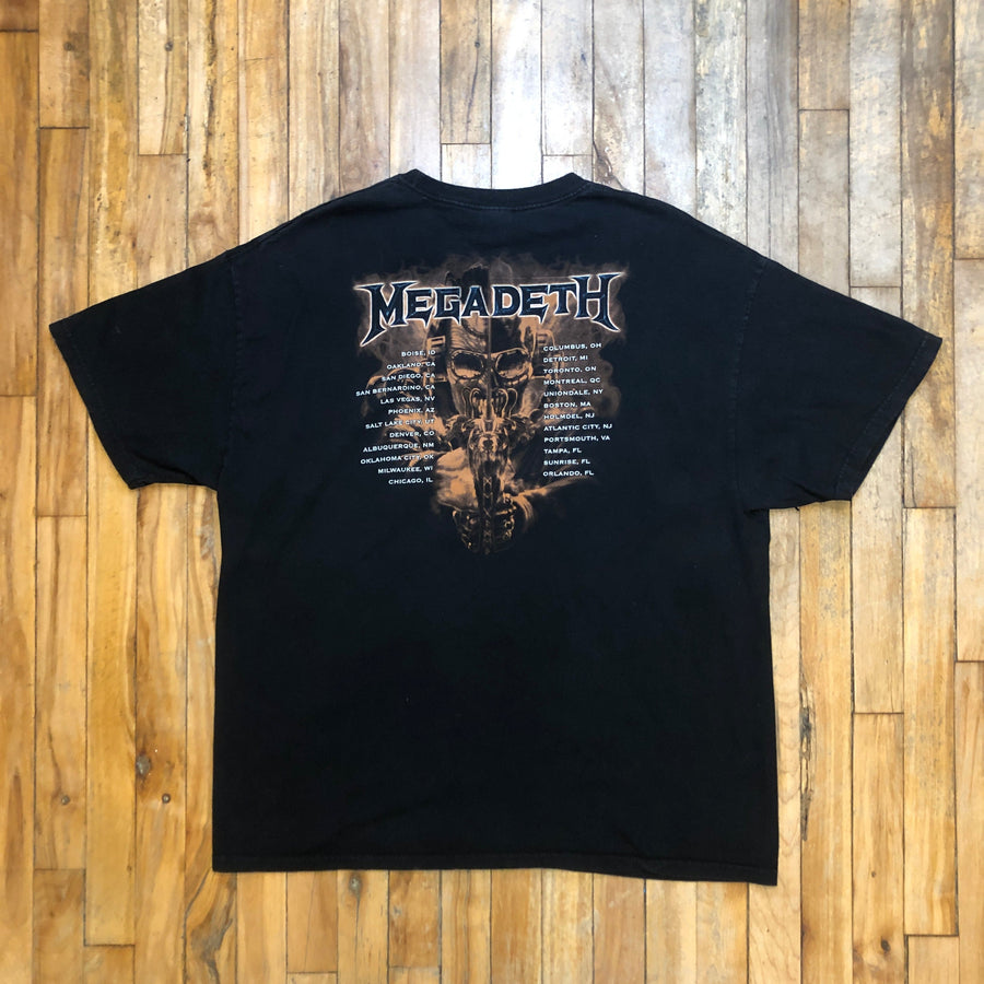 Megadeth United Abominations 2007 Tour T-Shirt Size 2XL T-Shirts Public Butter 