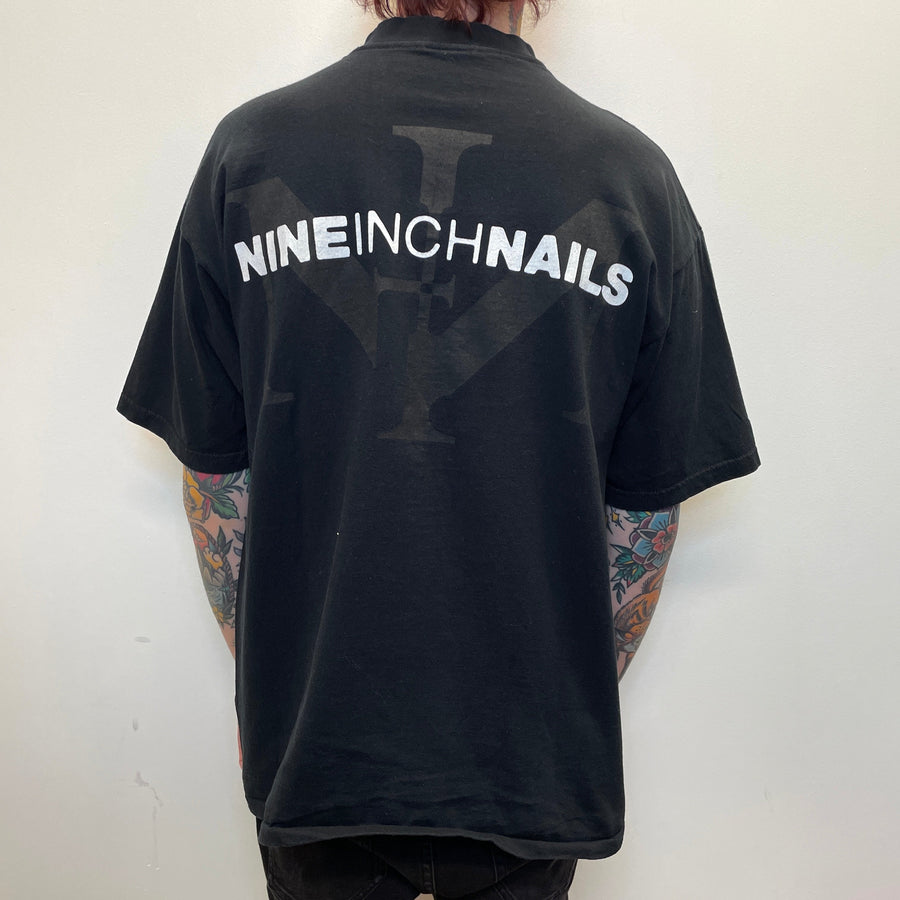Nine Inch Nails Logo Made In USA Vintage T-Shirt Size XL T-Shirts Public Butter 