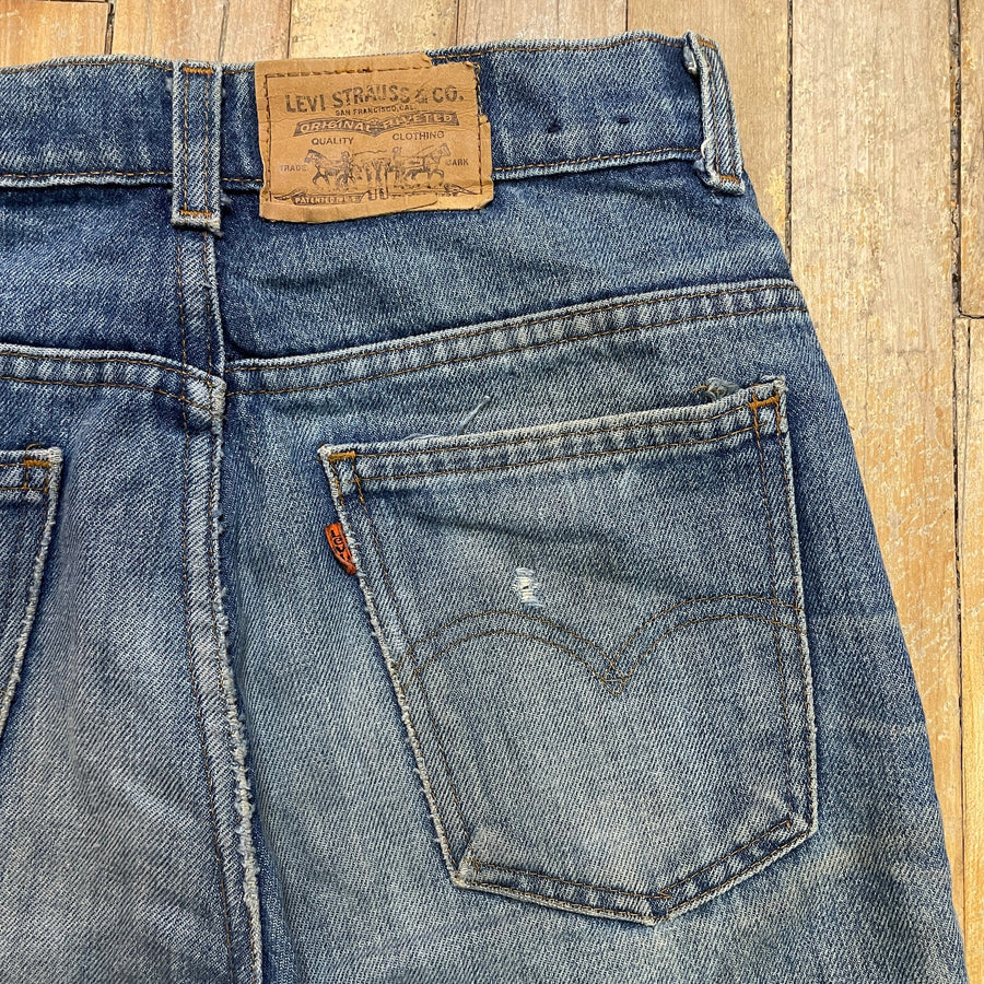 Orange Tab Levi's 507 Pre-Loved Vintage Jeans Made In Canada 29