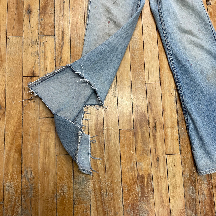Orange Tab Levi's Majestic Thrashed Vintage Bellbottom Jeans 30