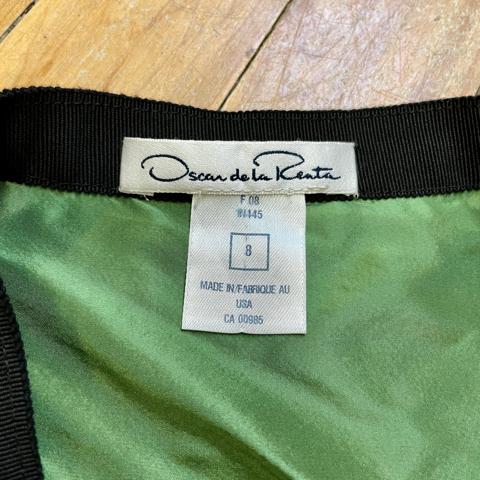 @Oscar de la Renta Fall &#39;08 Vintage Designer Skirt Size Tops Public Butter 