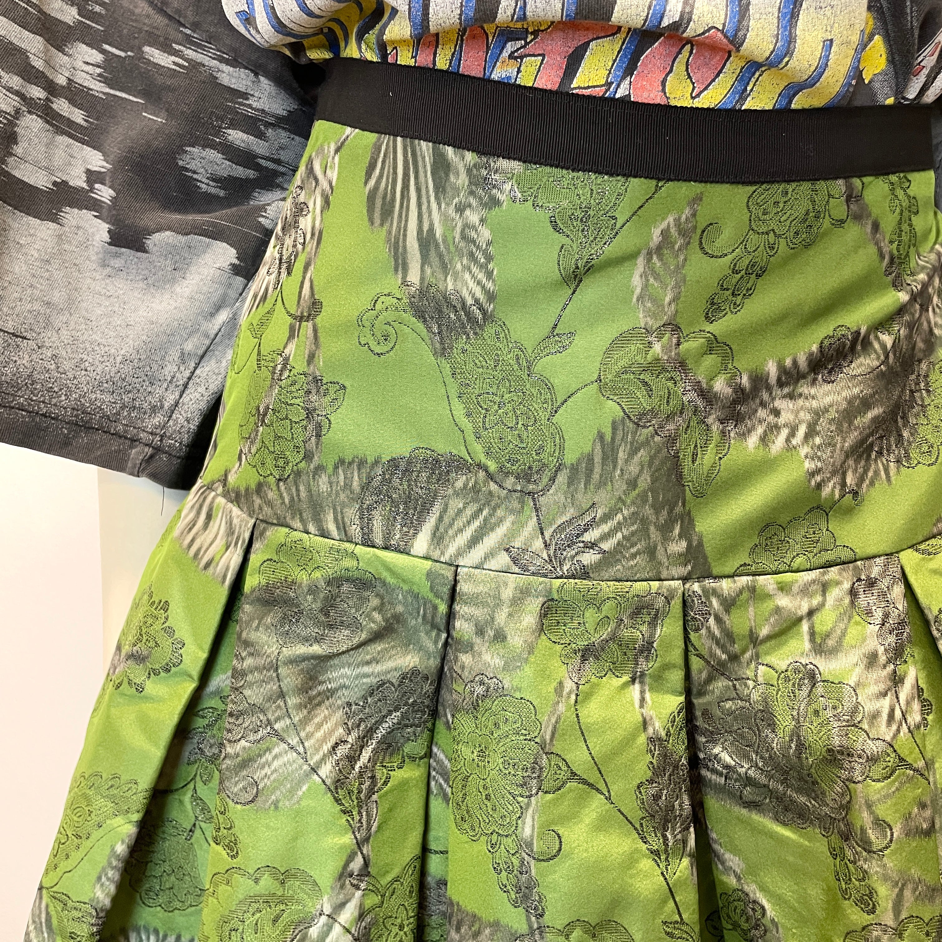 新入荷 Fall Renta la de Oscar '08 in Made Skirt Designer Vintage スカート