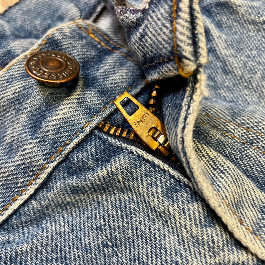 Rare Vintage Blue and Gold Tab Levi's with Triangle Back Patch 26