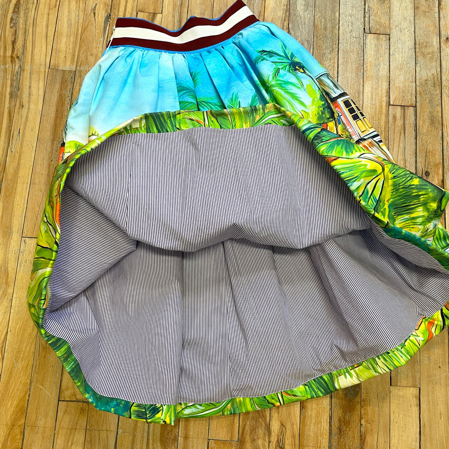 @Stella Jean Vintage Spring '15 Designer Skirt with Pockets Made in Italy 28