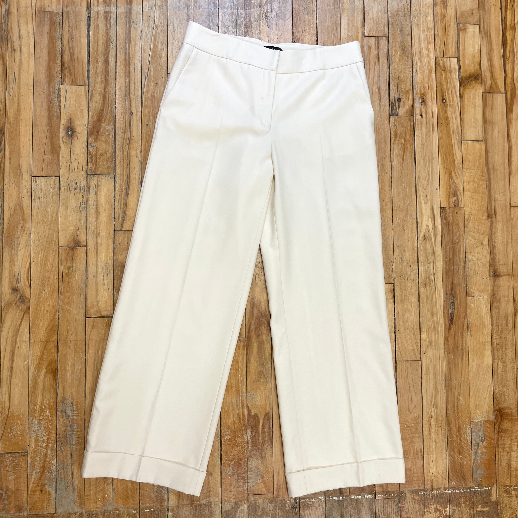 @Tom Ford Vintage Designer Cream Trousers Size Tops Public Butter 