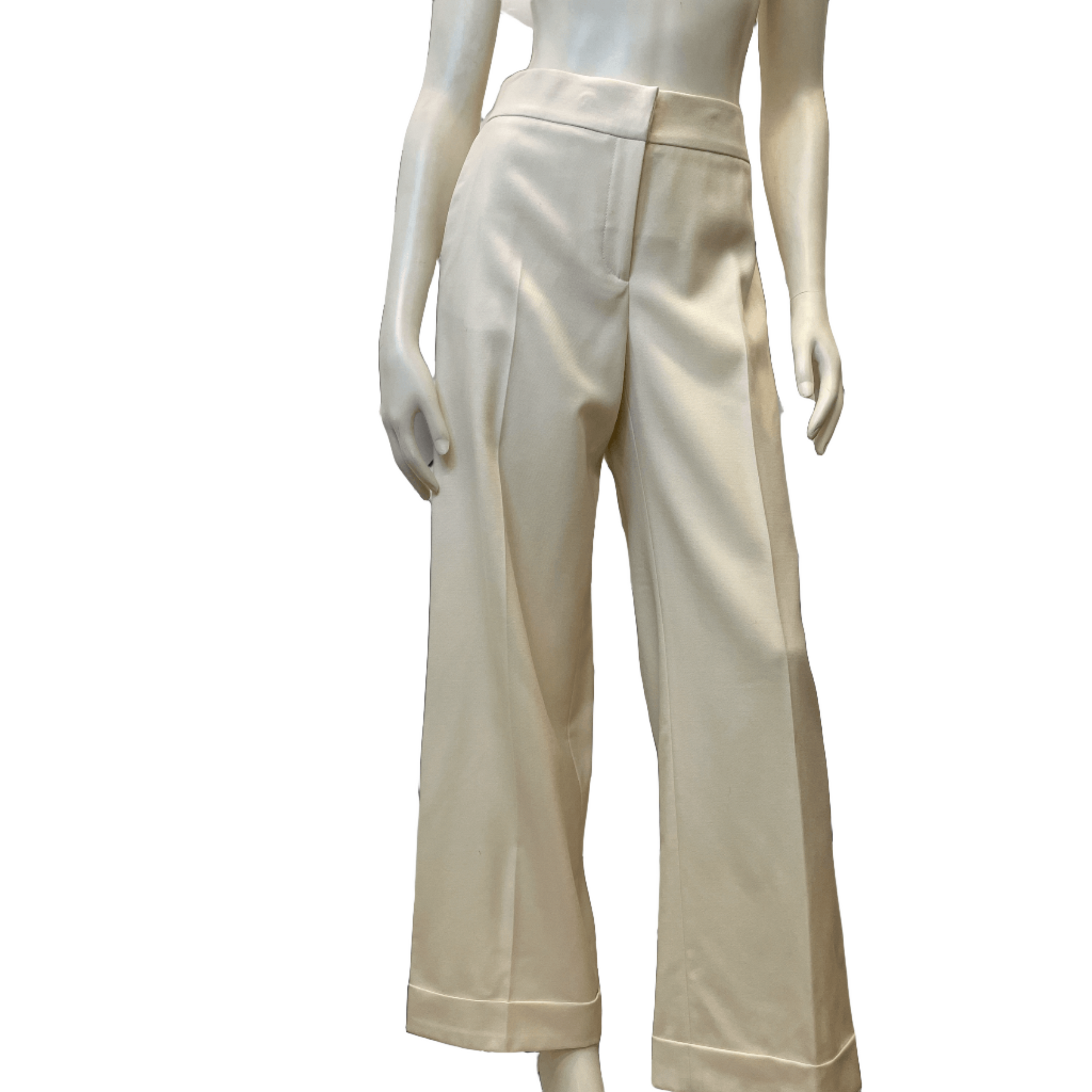 @Tom Ford Vintage Designer Cream Trousers Size Tops Public Butter 