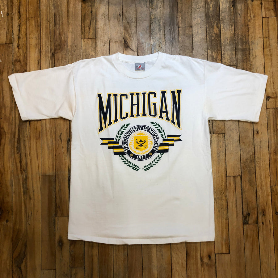 University Of Michigan Vintage Made In USA T-Shirt Size Large T-Shirts Black Market Toronto 