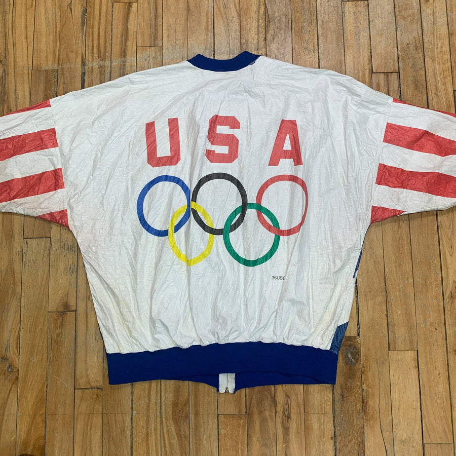 USA Olympics Vintage Windbreaker Jacket O/S Jackets & Coats Black Market Toronto 
