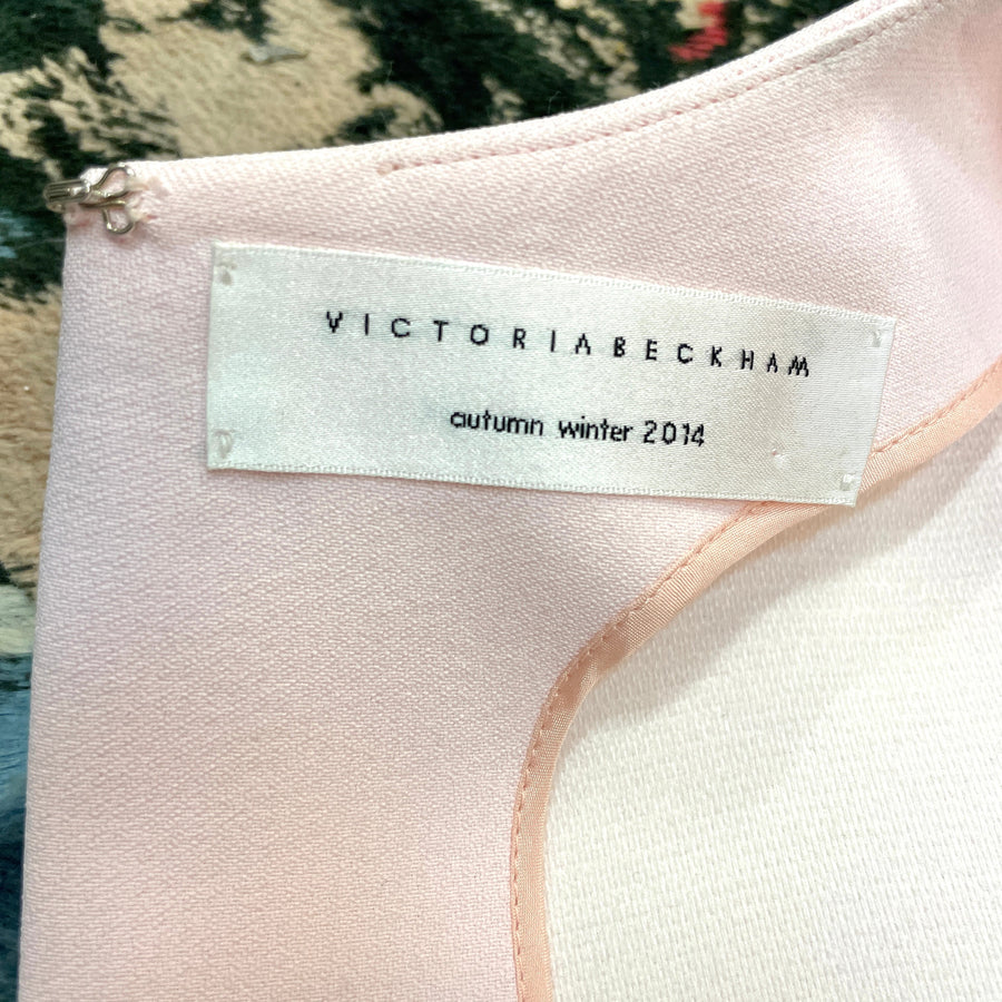 @Victoria Beckham Autumn/Winter 2014 Vintage Designer Dress Made in England Size US 8 Tops Public Butter 