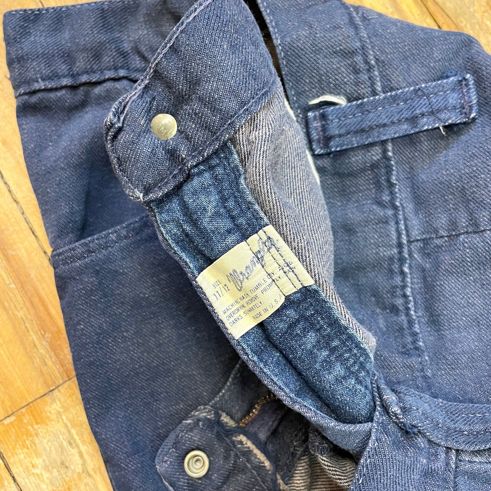 Vintage 60s/70s Soft Denim Wrangler Bell Bottoms Made in USA 31" Waist Bottoms Public Butter 