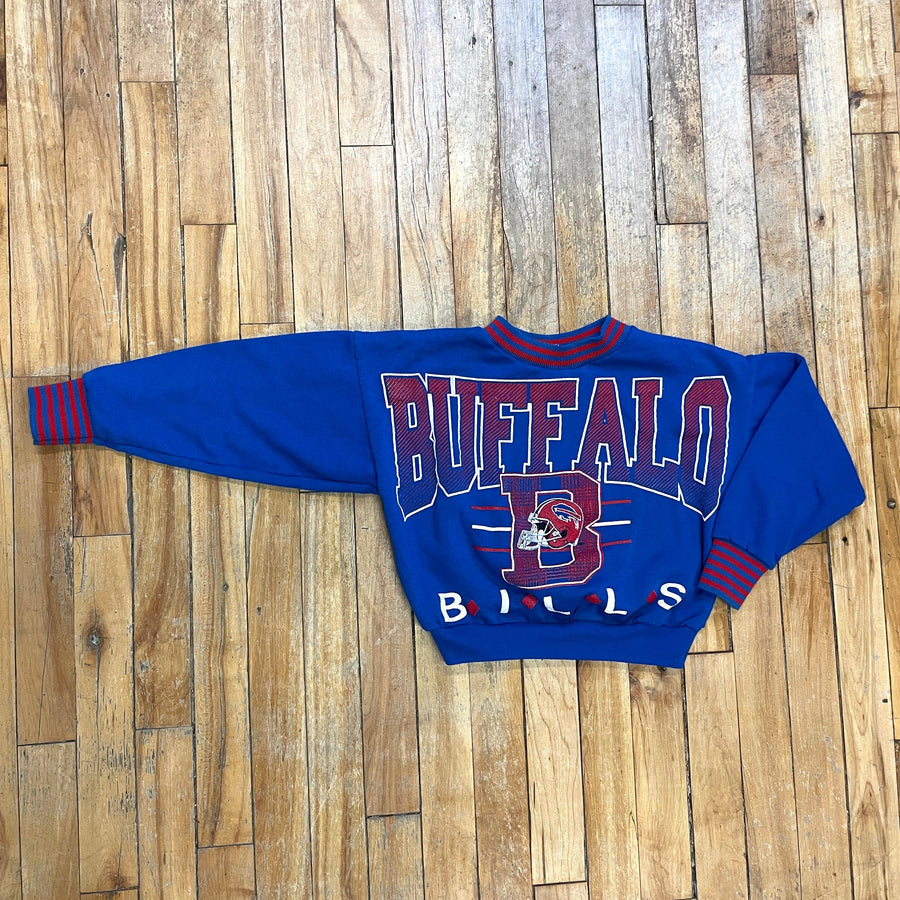 Vintage Buffalo Bills Youth Crewneck Made in USA Size 4-6 Crewnecks & Hoodies Black Market Toronto 
