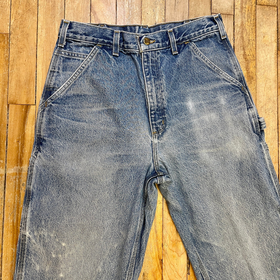 Vintage Carhartt Light Wash Carpenter Jeans 32
