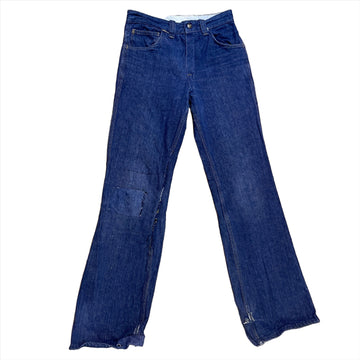 70s or 80s Vintage Kmart Challenger Men's Light Blue Denim Wide Leg Jeans  Size 38 X 30.5 Talon 42 Zipper Near Mint, Blue Light Special 