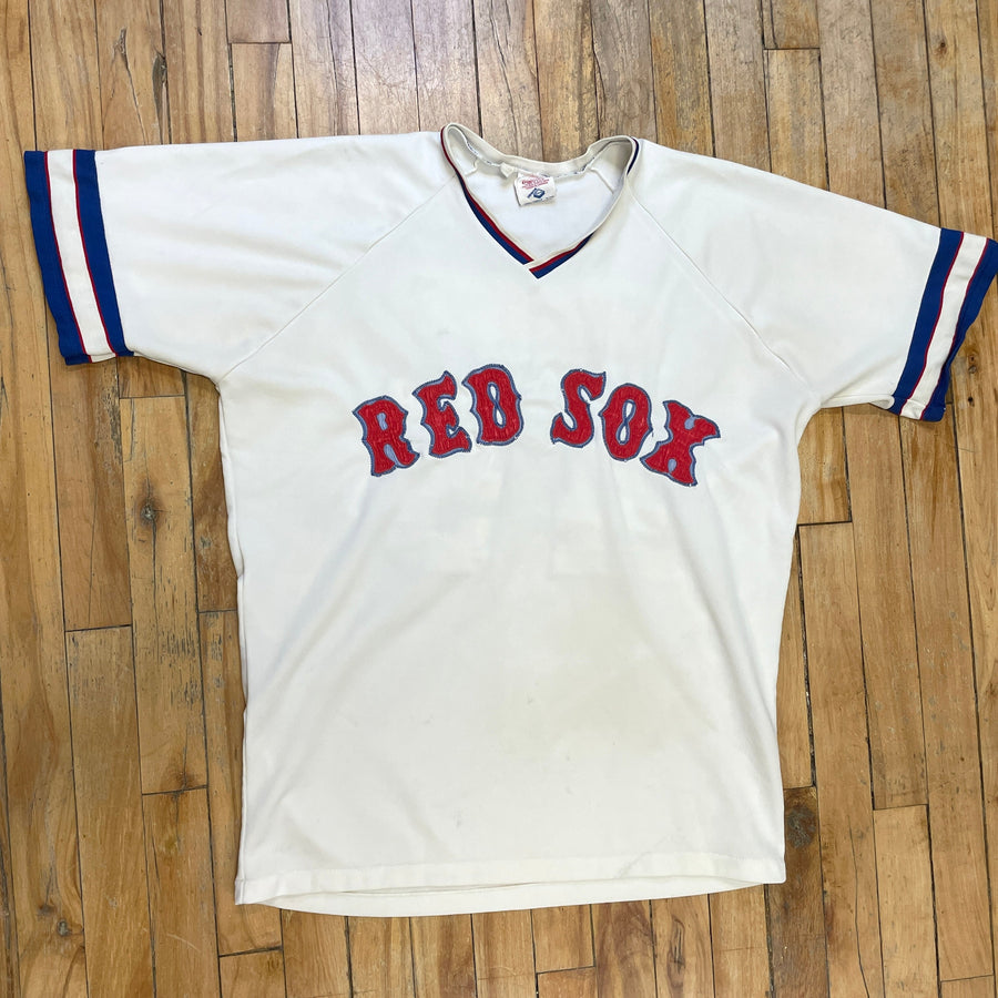 Vintage Rawlings Brand Red Sox Jersey Made in USA Size XL Tops Black Market Toronto 