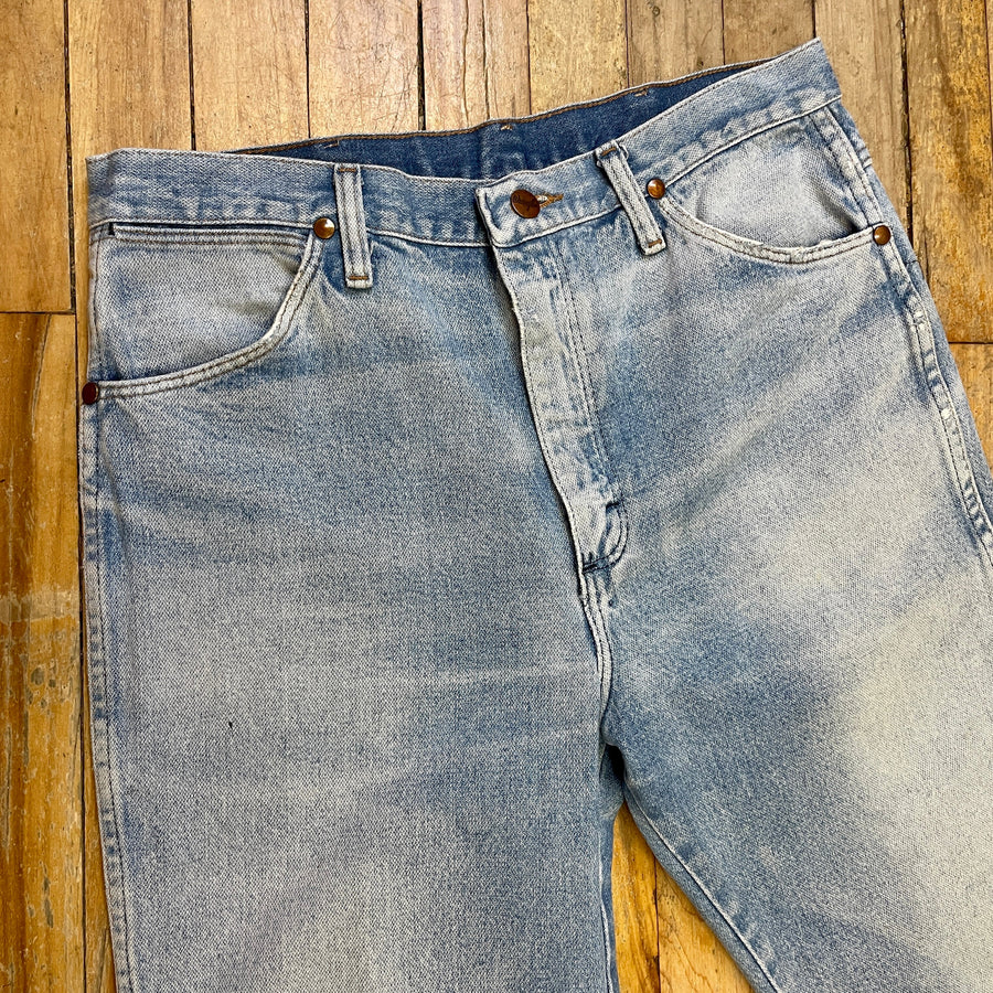 Vintage Sun Kissed Faded Wrangler Slim Fit Cowboy Cut Jeans 33