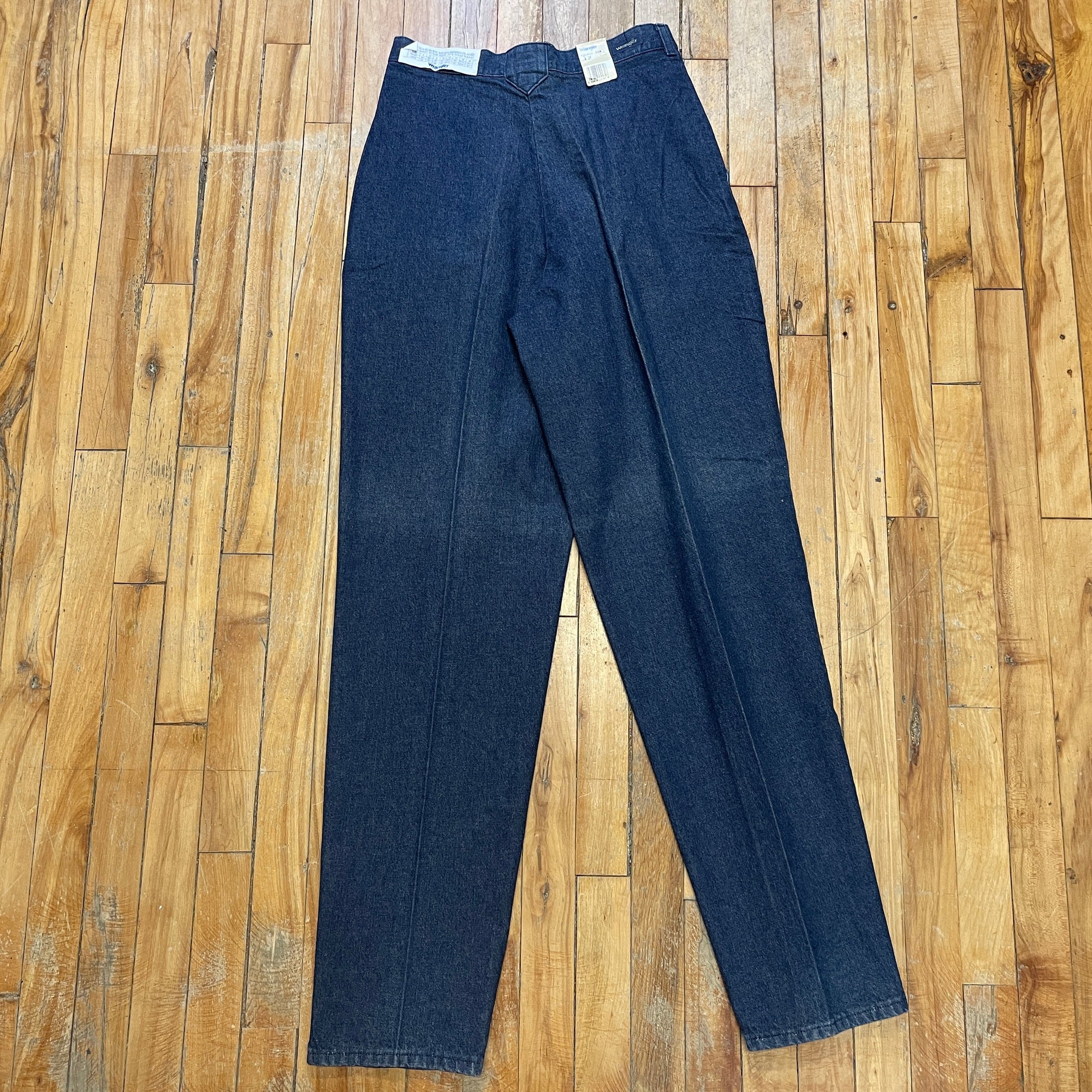 Vintage Wrangler Blue Bell Deadstock Made in Canada Front Pleat Jeans Bottoms Black Market Toronto 