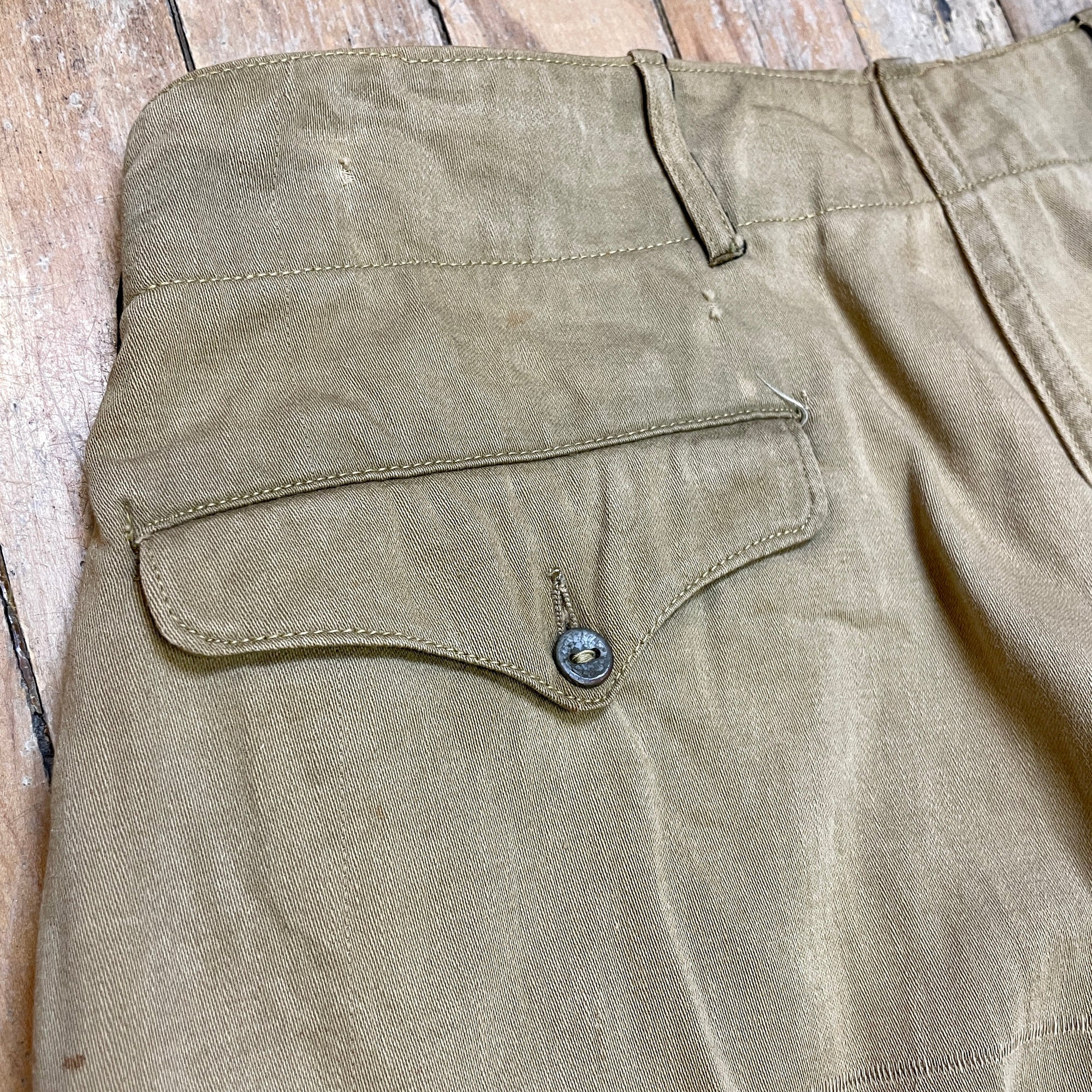 WWI Era Military Jodhpur Pants Waist 31&quot; Bottoms Public Butter 