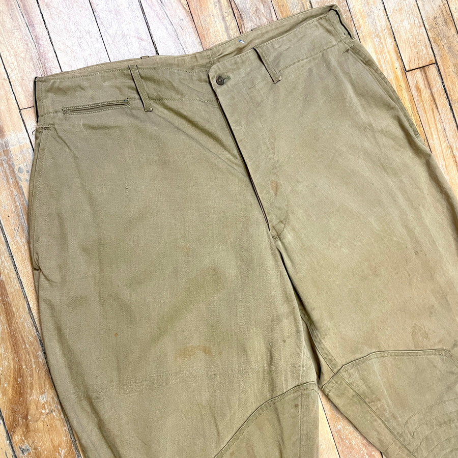 WWI Era Vintage Military Jodhpur Pants Waist 31