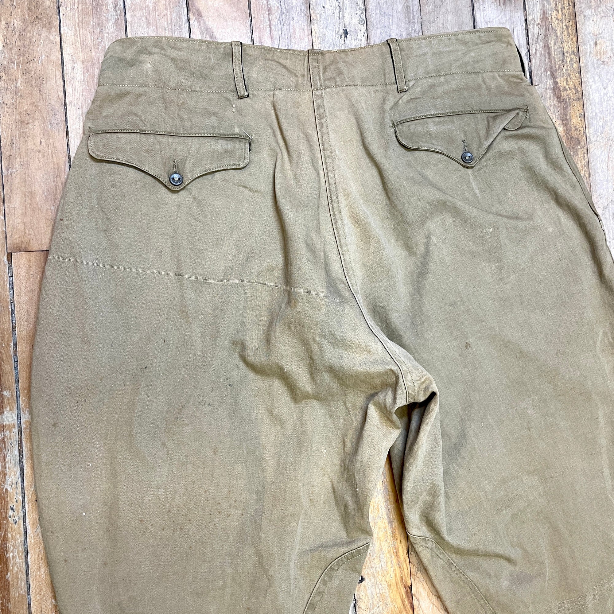 WWI Era Military Jodhpur Pants Waist 31&quot; Bottoms Public Butter 