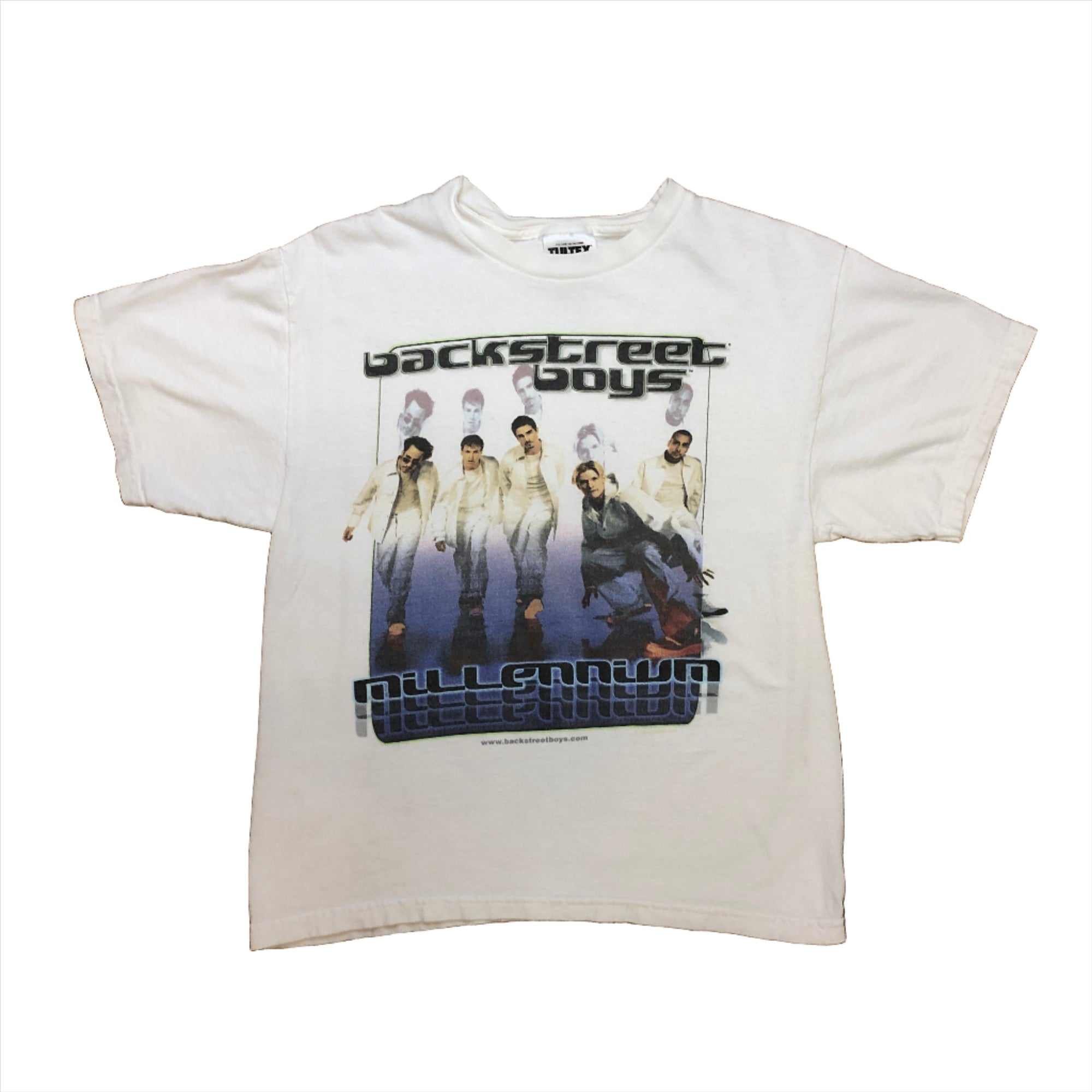 Y2K Backstreet Boys Millennium Vintage T-Shirt Size Youth Medium Kids Public Butter 