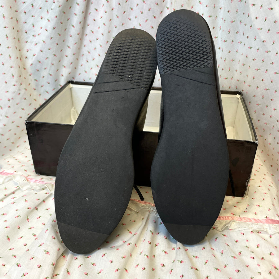 Yves Saint Laurent Designer Made in Spain Vintage Creepers Size US 6 Accessories Public Butter 