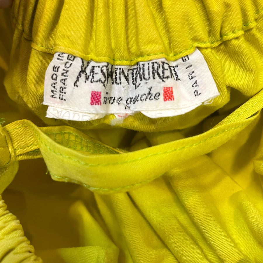 @Yves Saint Laurent Rive Gauche Vintage Designer Dress Tops Public Butter 